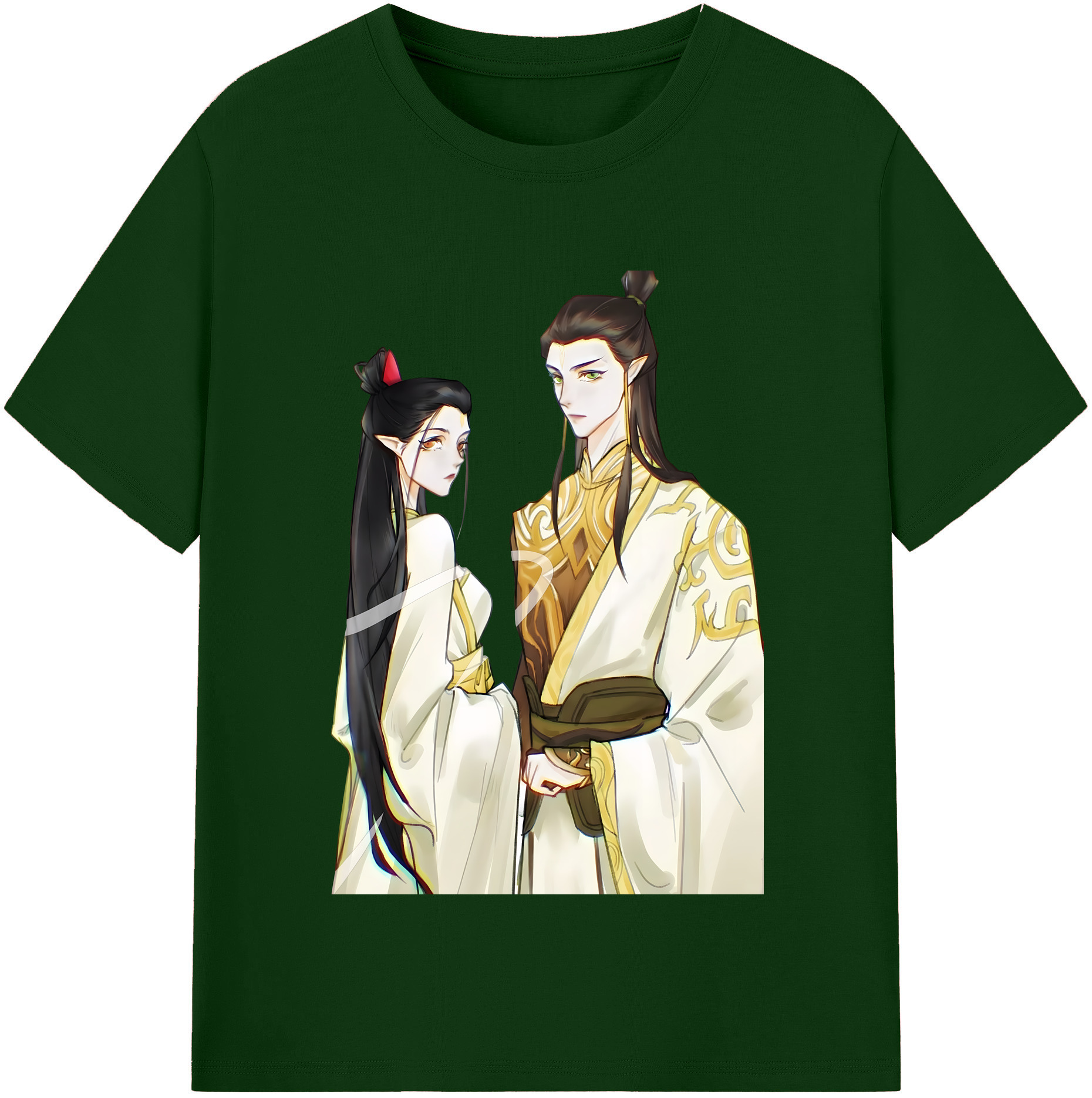 （画像用） Ne Zha 2 ナタ 魔童の大暴れ 綿100％半袖Tシャツ（フロントプリント）
